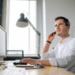 NCR dealers in NJ at work during a support call